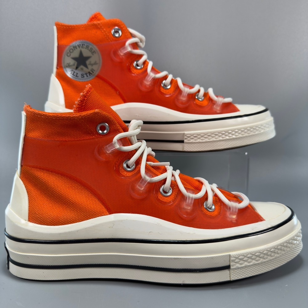 Converse Chuck 70 Utility High Womens 8.5 8 1/2 Hybrid Function Bold Mandarin